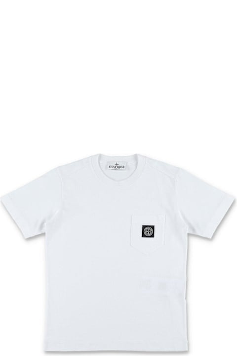 Homeware Stone Island Junior Logo Patch Crewneck T-shirt