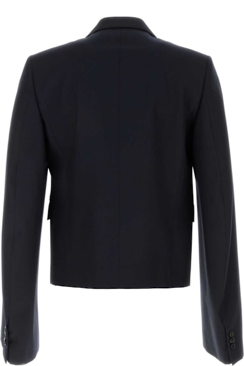 ジャケット LOEWE MIDNIGHT BLUE WOOL BLAZER LOEWE Wool double-breasted Blazer | Blue | FARFETCH