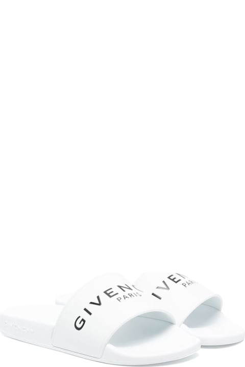 Givenchy Shoes for Boys Givenchy Rubber Logo Slippers