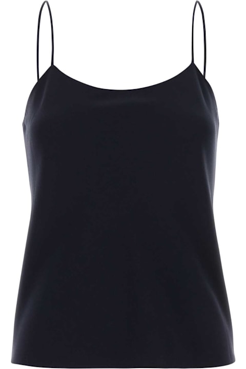 The Row for Kids The Row Midnight Blue Crepe Biggins Top
