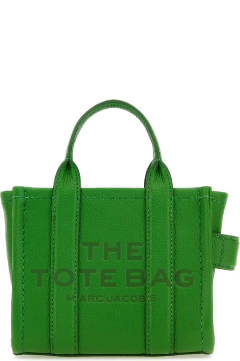 Totes for Women Marc Jacobs Green Leather Micro The Tote Bag Handbag