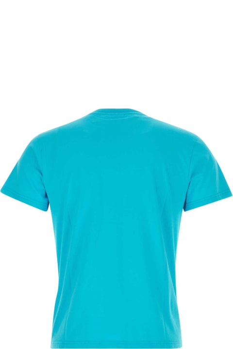 Botter Topwear for Men Botter Turquoise Cotton T-shirt
