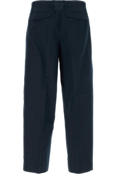 PT01 Pants for Men PT01 Navy Blue Cotton Blend Cargo Pant