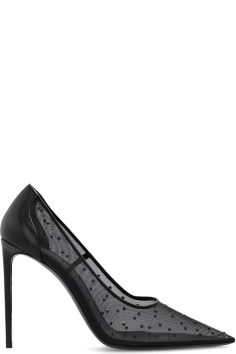 High-Heeled Shoes for Women Saint Laurent Anja Pointed Toe Pumps