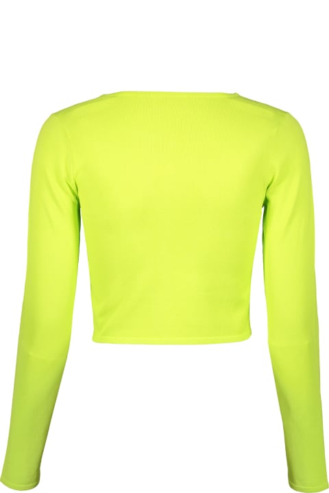 Clothing for Women Dsquared2 Long Sleeve Crop Top