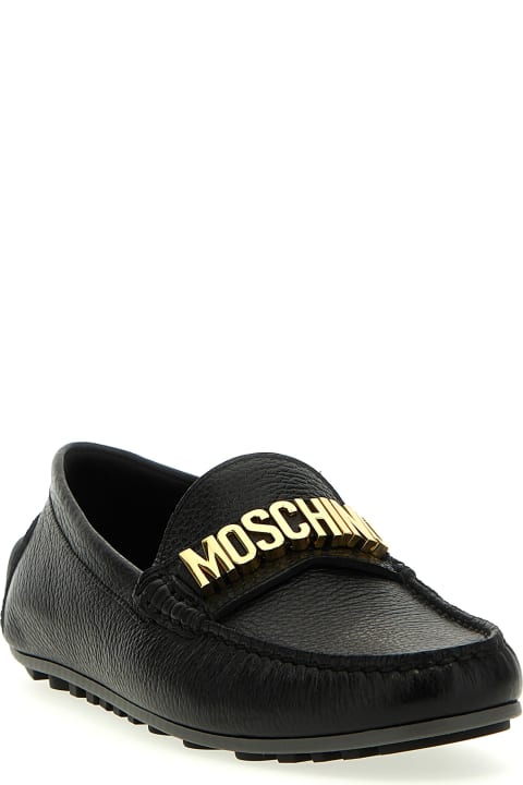 Moschino Loafers & Boat Shoes for Men Moschino Logo Loafers