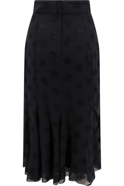 Dolce & Gabbana Clothing for Women Dolce & Gabbana Devorè Silk Skirt