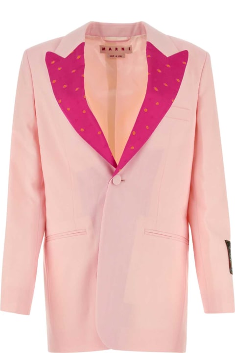 Marni Coats & Jackets for Women Marni Light Pink Wool Blazer