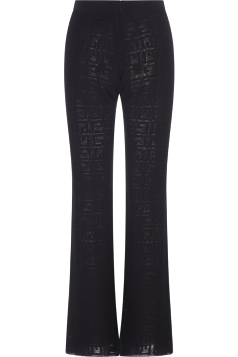 Givenchy for Women Givenchy 4g Jacquard Flared Trousers