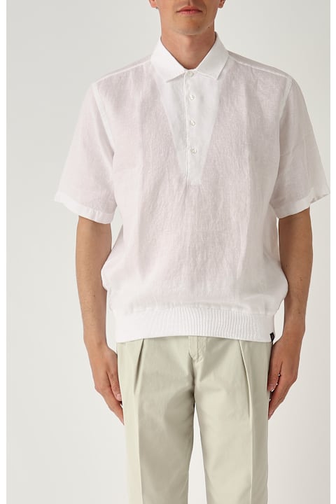 Gran Sasso Clothing for Men Gran Sasso Polo M/c 4 Bottoni Con Balza Polo