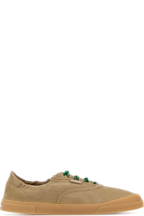 Homeware Moncler Biscuit Suede Vera Leisure Sneakers