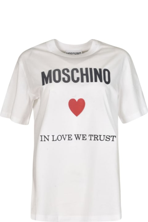 Fashion for Women Moschino In Love We Trust T-shirt