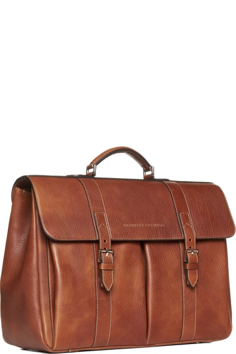 Brunello Cucinelli Shoulder Bags for Men Brunello Cucinelli Luggage From