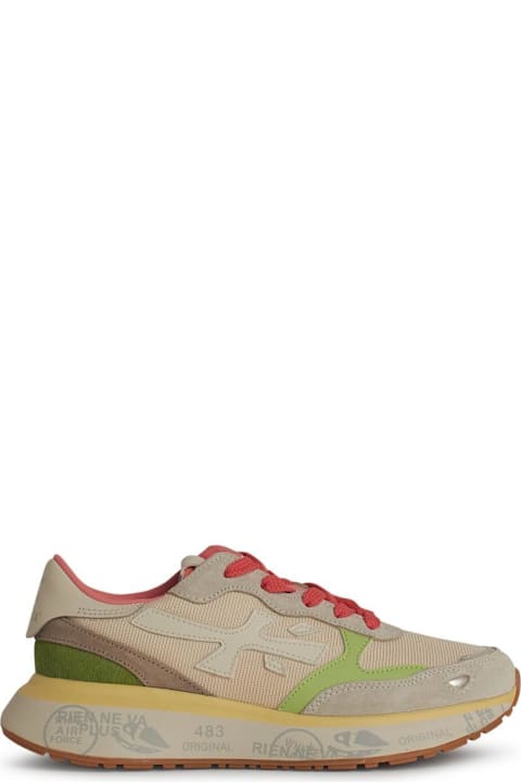 Premiata for Women Premiata 'lauryn' Multicolor Leather Blend Sneakers