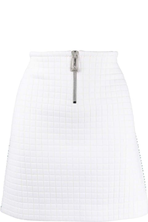 Bottega Veneta for Women Bottega Veneta Contrast Stitching Mini Skirt