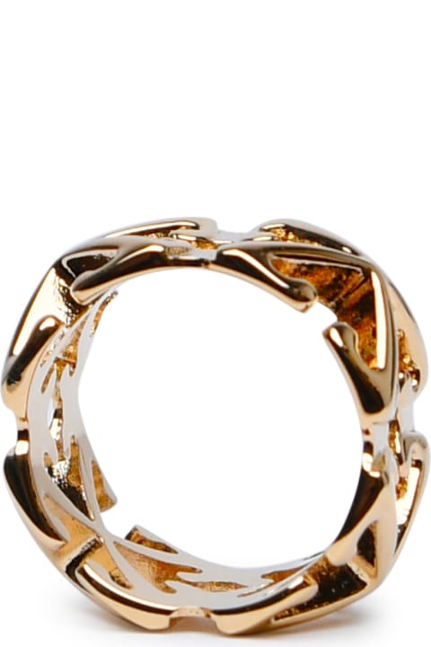 'multi Arrow' Gold Brass Ring
