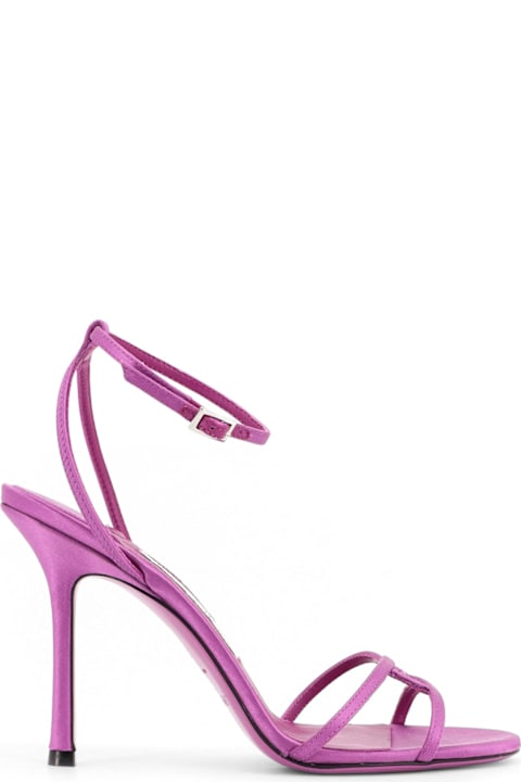 Jimmy Choo Leo Satin Sandals