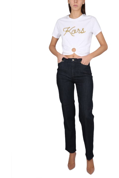 Homeware MICHAEL Michael Kors Cropped Straight Leg Jeans
