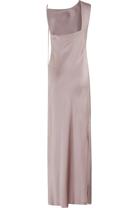 Alysi for Women Alysi Asymmetric Sleeveless Satin Dress