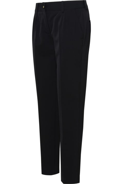 Dolce & Gabbana Pants & Shorts for Women Dolce & Gabbana 'kate' Black Wool Pants