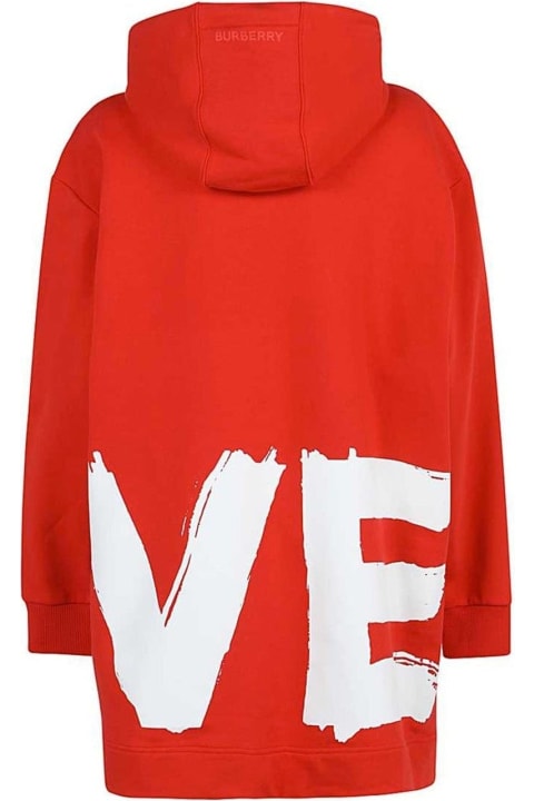 ウィメンズ Burberryのフリース＆ラウンジウェア Burberry Aurore Love Hooded Sweatshirt
