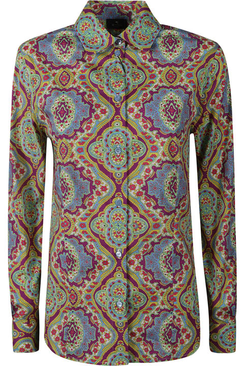 Etro for Women Etro Graphic Printed Buttoned Shirt