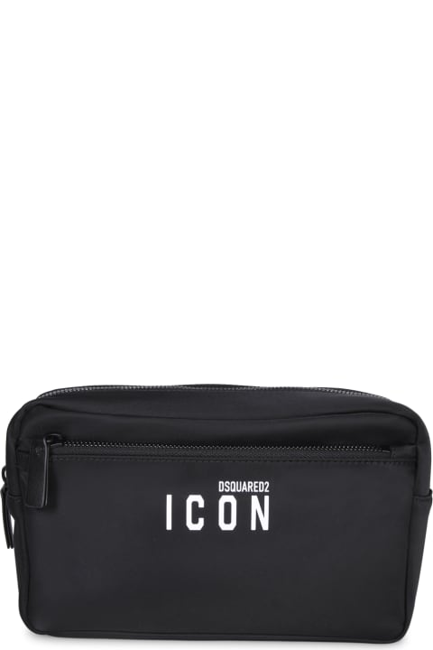 آخر صيحات الموضة من السيدات Dsquared2 Icon Black Beauty Case