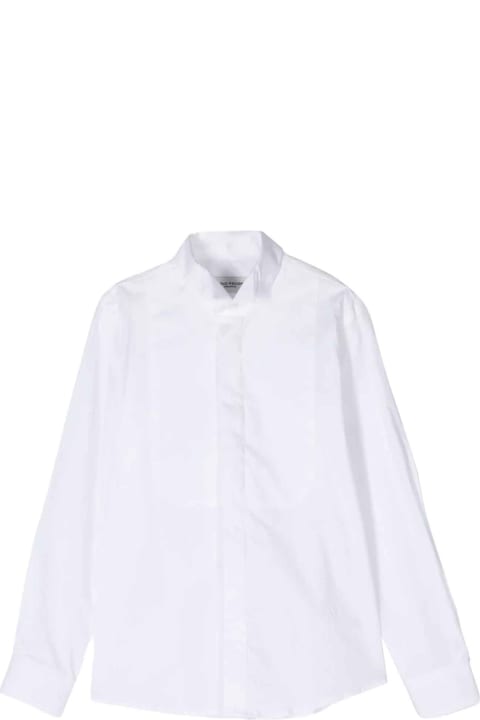Shirts for Boys Paolo Pecora White Shirt Boy