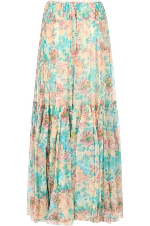 Chloé Skirts for Women Chloé Gathered Maxi Skirt
