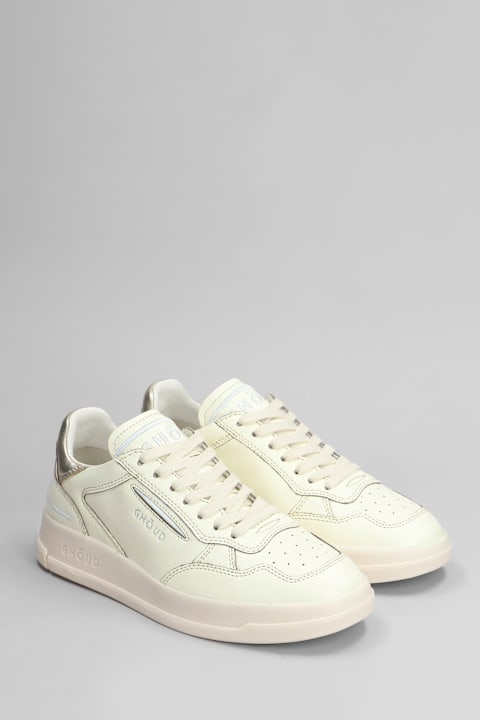 GHOUD Shoes for Women GHOUD Tweener Sneakers In Beige Leather