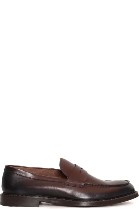 Fashion for Men Doucal's Brown Leather Loafer