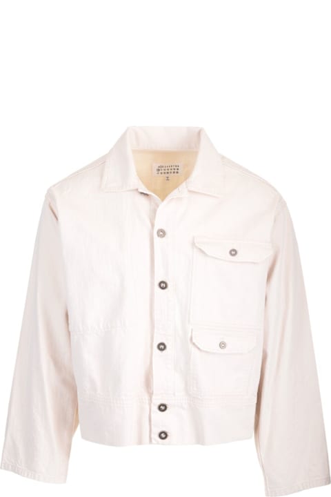 Maison Margiela Coats & Jackets for Men Maison Margiela Denim Pea Jacket