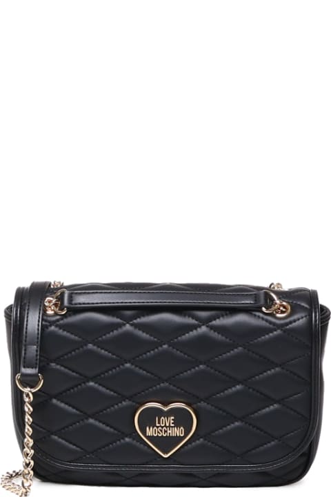 Love Moschino Shoulder Bags for Women Love Moschino Quilted Shoulder Bag