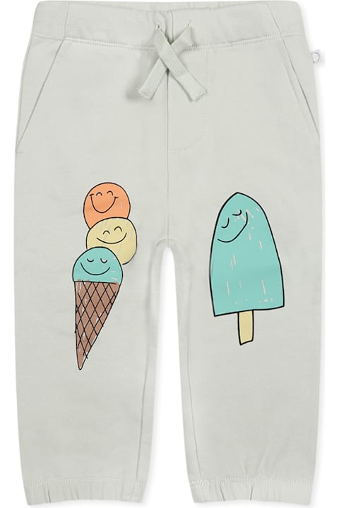 Stella McCartney Kids ملابس تحتية لـ رُضع بنات Stella McCartney Kids Green T-shirt For Baby Boy With Ice Cream