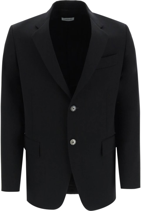 Coats & Jackets for Men Lanvin Wool Single Breast Blazer Jacket