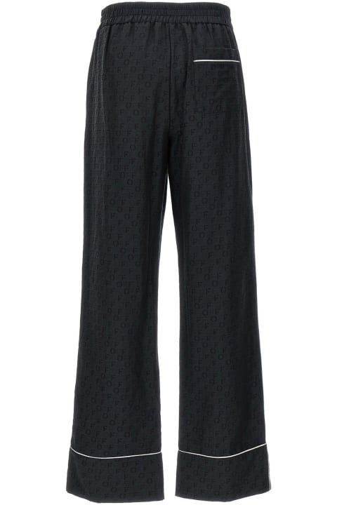 Off-White for Women Off-White Off Jacquard Pajama Pants