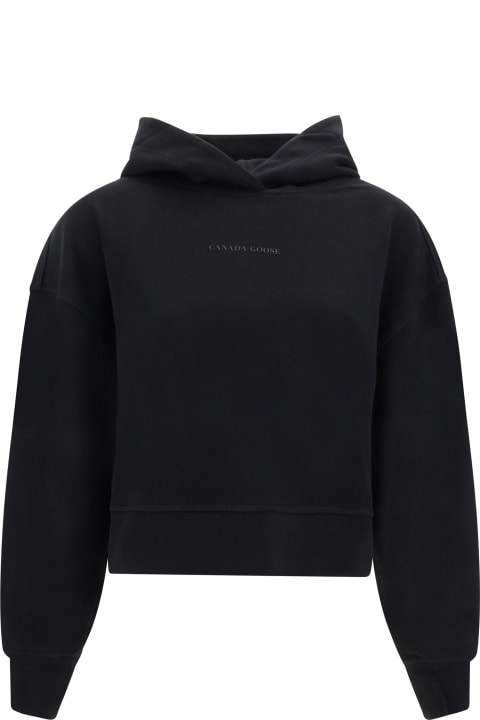Canada Goose Fleeces & Tracksuits for Men Canada Goose 'muskoka' Black Cotton Hoodie
