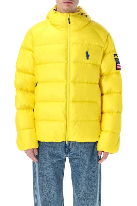 Homeware Polo Ralph Lauren Polo Ralph Lauren Hawthorne Flag Nylon Down Jacket