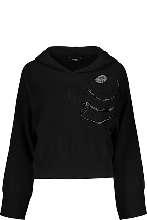 Fabiana Filippi Fleeces & Tracksuits for Women Fabiana Filippi Knitted Hoodie