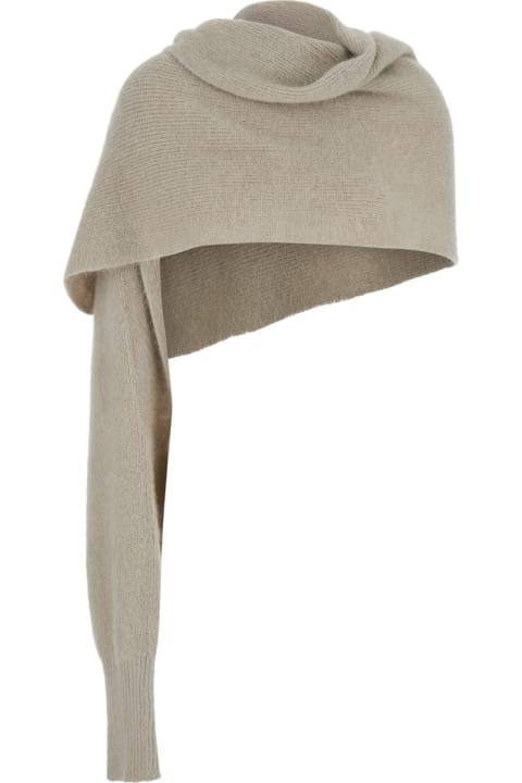 Antonelli Topwear for Women Antonelli 'euriclea' Beige Top With One Sleeve In Wool Blend Woman