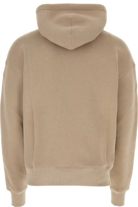 Ami Alexandre Mattiussi Fleeces & Tracksuits for Men Ami Alexandre Mattiussi Dove Grey Cotton Blend Sweatshirt