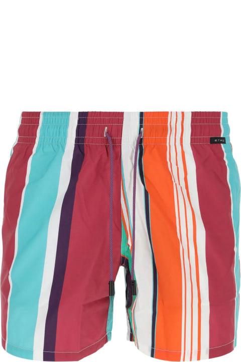 Swimwear for Men Etro Printed Nylon Swimming Shorts