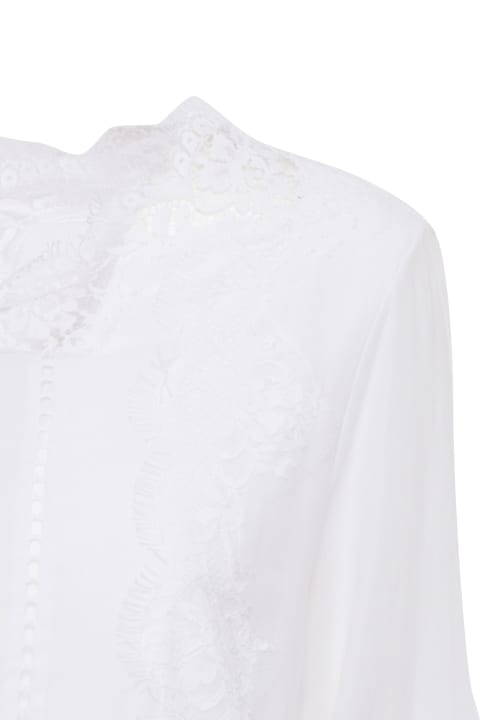 Ermanno Ermanno Scervino Sweaters for Women Ermanno Ermanno Scervino White Cotton Dress