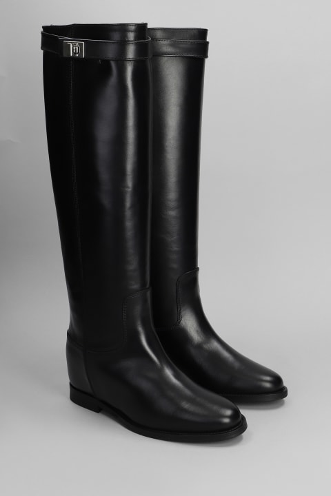 Via Roma 15 Boots for Women Via Roma 15 In Black Leather