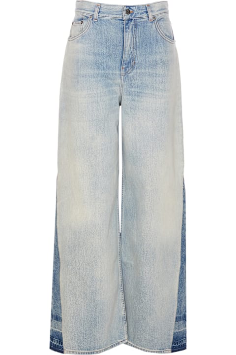 الجينز لـ السيدات Chloé Dp00 Denim Wide Jeans