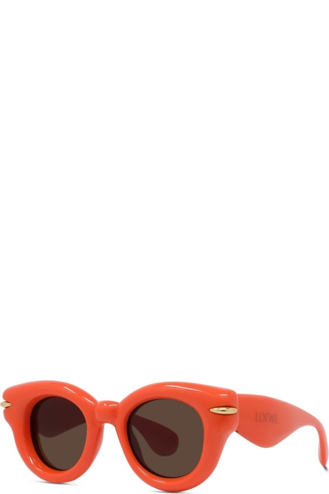 Loewe Eyewear for Women Loewe Lw40118i Inflated 42e Orange Sunglasses