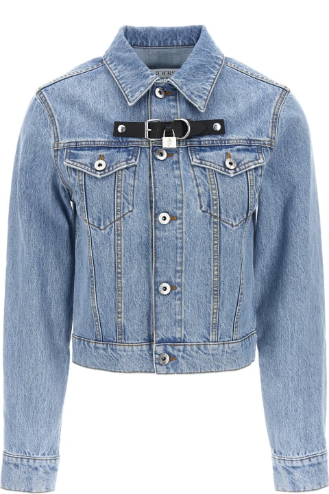 Homeware J.W. Anderson 'padlock Strap Trucker' Jacket