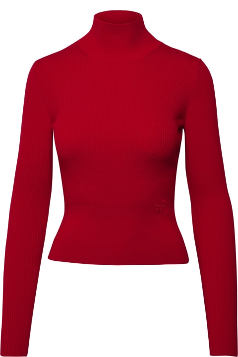 Patou for Women Patou Red Merino Blend Sweater