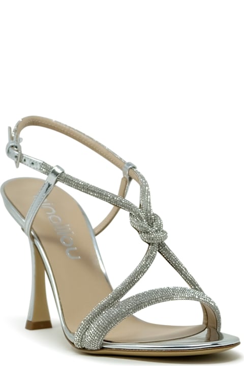 Ninalilou Shoes for Women Ninalilou Ninalilou Leather Sandals With Swarovski
