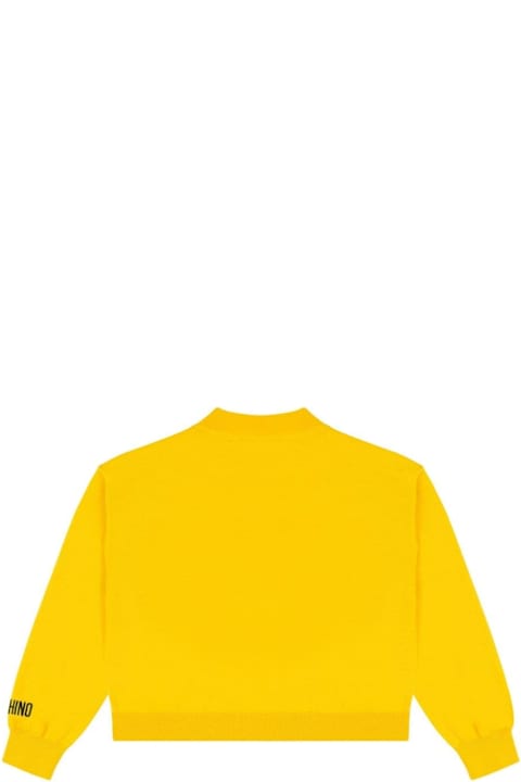 Moschino Kids Moschino Pull Giallo Con Logo